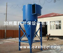 CLT/A型旋風(fēng)除塵器均分吸出式X型及壓入式Y(jié)型,X型,Y型根據(jù)蝸殼旋轉(zhuǎn)方向不同又分N型（左回轉(zhuǎn)）和S型（右回轉(zhuǎn)）定貨時應(yīng)注明,進口風(fēng)速為12-27/秒.